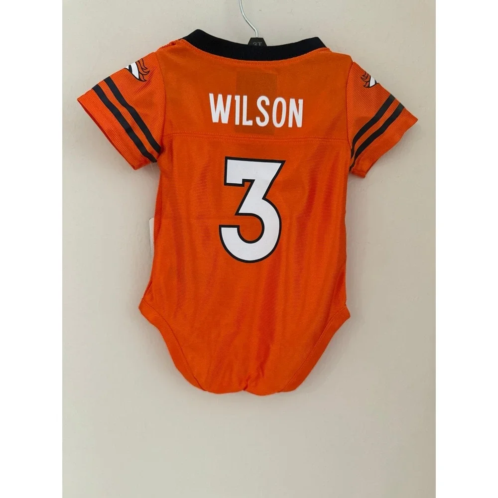 Denver Broncos Russell Wilson # 3 Infant's NFL Jersey Bodysuit 3-6 Months- NWT